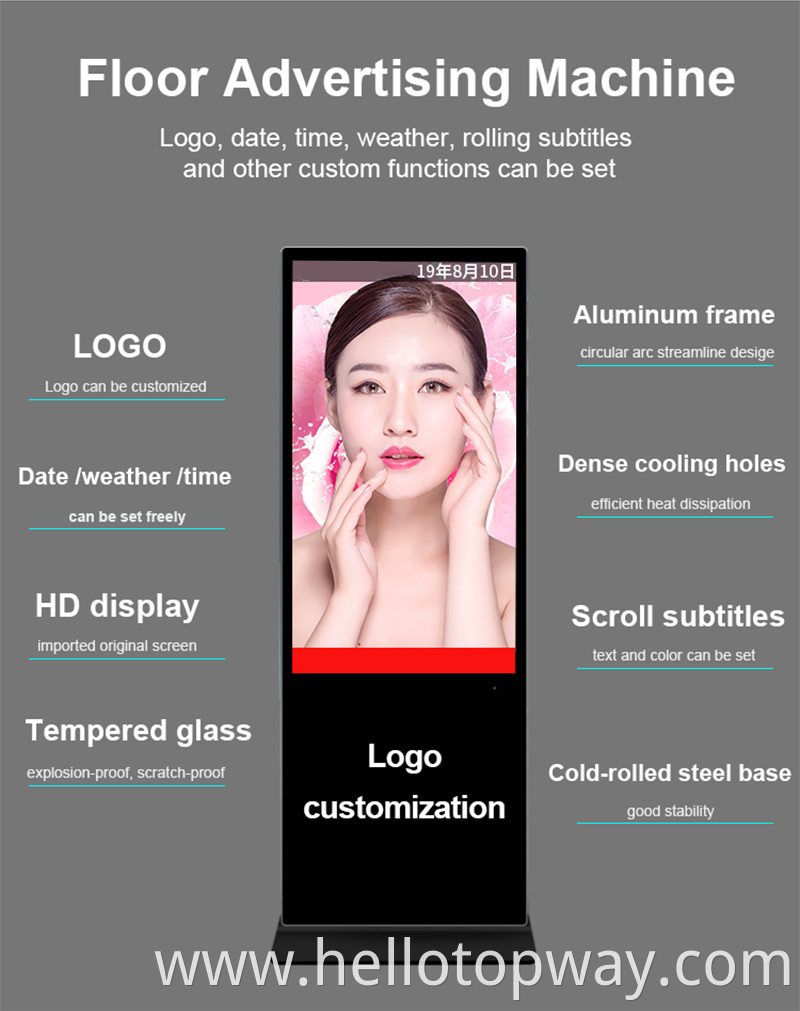 Floor Stand Advertising Screen